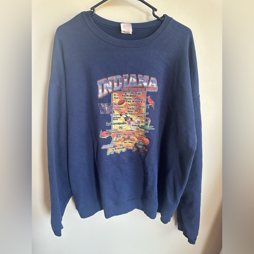 indiana crewneck
